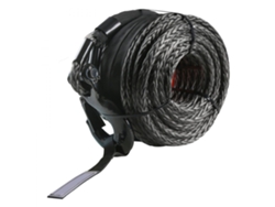 Cable sintético para cabrestante de 9,5 mm x 25,9 m, 26.500 lb, con cubierta y gancho, Tekmaquinas