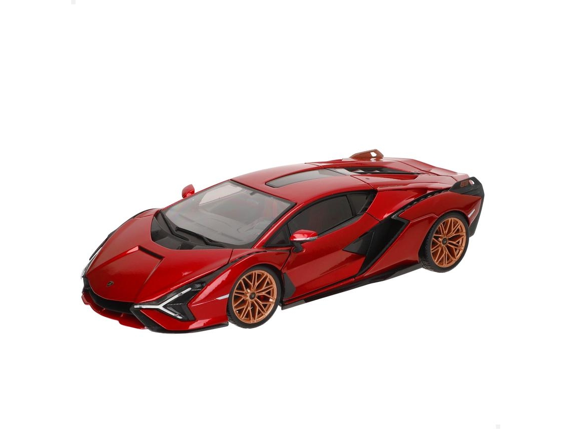Modelo De Coche Lamborghini Sián Fkp 37 Rojo 118 Burago
