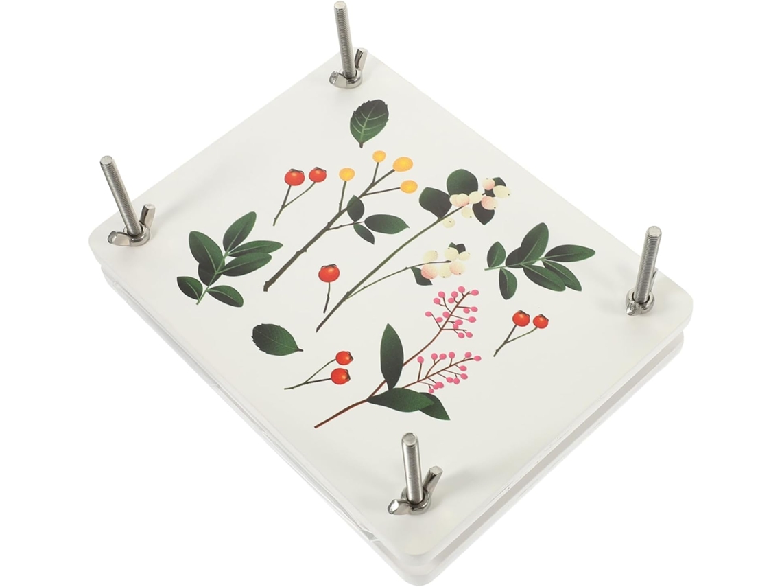 Kit De Herramientas Para Prensar Flores: Herramientas Para Prensar, Secar Y Preparar Especímenes De Madera - Materiales Para Manualidades