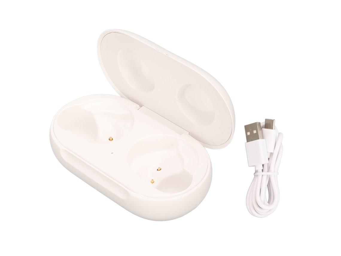 Estuche De Carga De Repuesto, Portátil, Profesional, Con Cargador Inteligente Para Galaxy Buds (blanco)