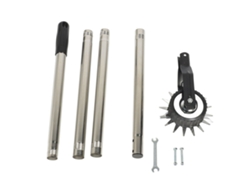 Primera herramienta manual para perfilar bordes de césped con una sola rueda, fabricada en acero inoxidable con infusión de manganeso, para el paisajismo de jardines.