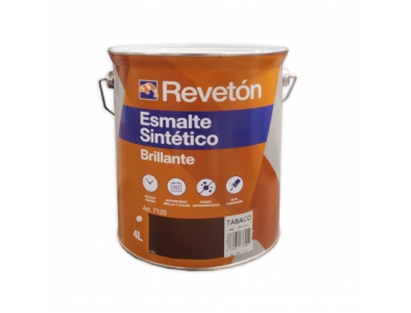 Esmalte Brillante REVETON 4 L Tabaco 045