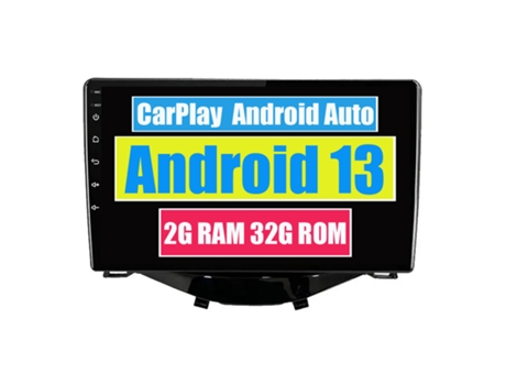 Autoradio Multimedia ROVERONE para Peugeot 108 Toyota Aygo B40 2014 - 2021 CarPlay Android Coche Radio Bluetooth Navegación