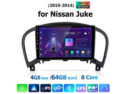 Gps Rádio Android Para Nissan Juke 2010 2014 Android 14 Sem Fio Android Auto 64gb Carplay