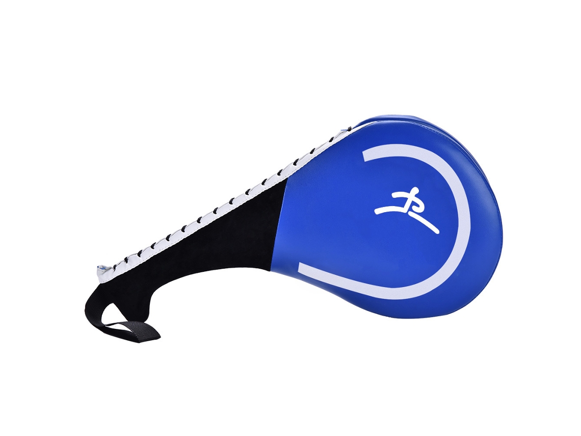 Objetivo de entrenamiento de puñetazos y patadas altas y bajas en espuma de PU suave para boxeo, taekwondo y karate (azul)