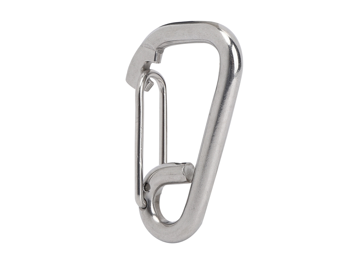 Carabina De Acero Inoxidable 304 Con Soporte De Resorte Para Bloqueo De Enlace Rápido De Seguridad Para Paracaidismo M10