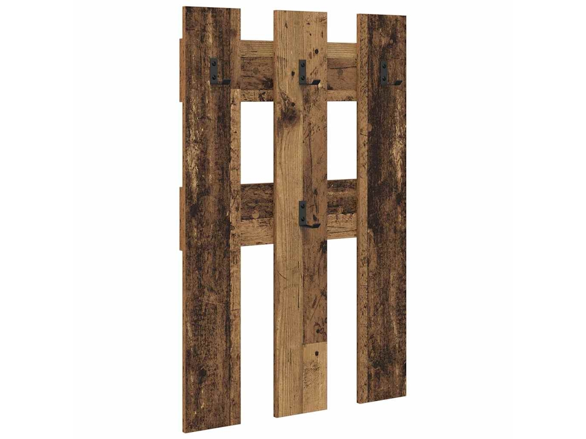 Perchero de pared antiguo de madera 65 x 3 x 100 cm MAISON EXCLUSIVE