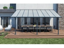 CANOPIA Pérgola Olympia Cobertor de Terraza de Aluminio 3X5,5 m Gris