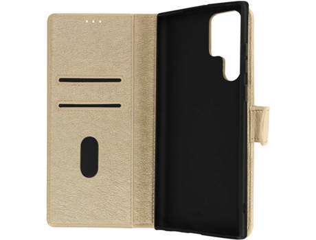 Carcasa Samsung Galaxy S22 Ultra AVIZAR Libro Dorado