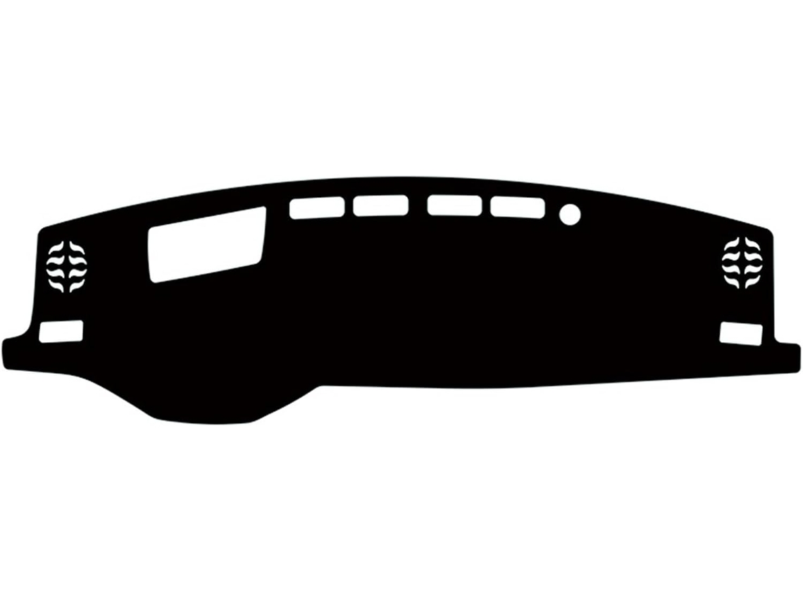 Alfombrilla Protectora De Cuero Y Fibra Carbono Para El Salpicadero Del Toyota Rav4 2021-2024 (negro/marrón,
