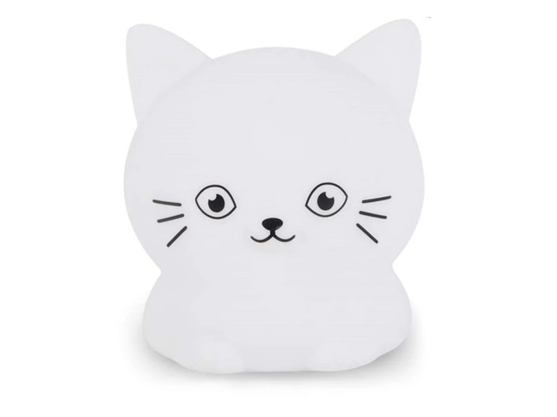 Luces Gatos Infantil Yizhood 9 Colores Lámpara Cabecera Blanca