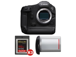 Canon Eos R1 + 3 Sandisk 512gb Extreme Pro Cfexpress Type B + Canon Lp-e19 + Ebook “20 Consejos Para Fotos Que Impactan”