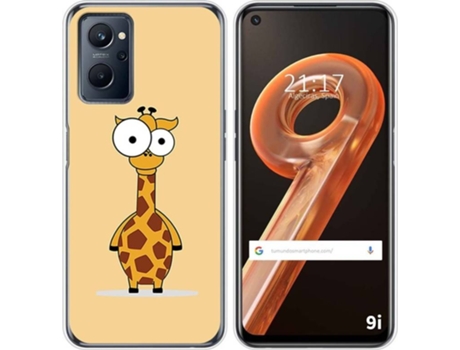 Carcasa Realme 9i TUMUNDOSMARTPHONE Dibujos Jirafa Multicolor