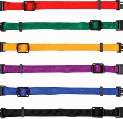 Collar para Perros TRIXIE Ajustable (Multicolor - 17-25x1cm - Nylon - 6 Un - S - Porte Pequeño)