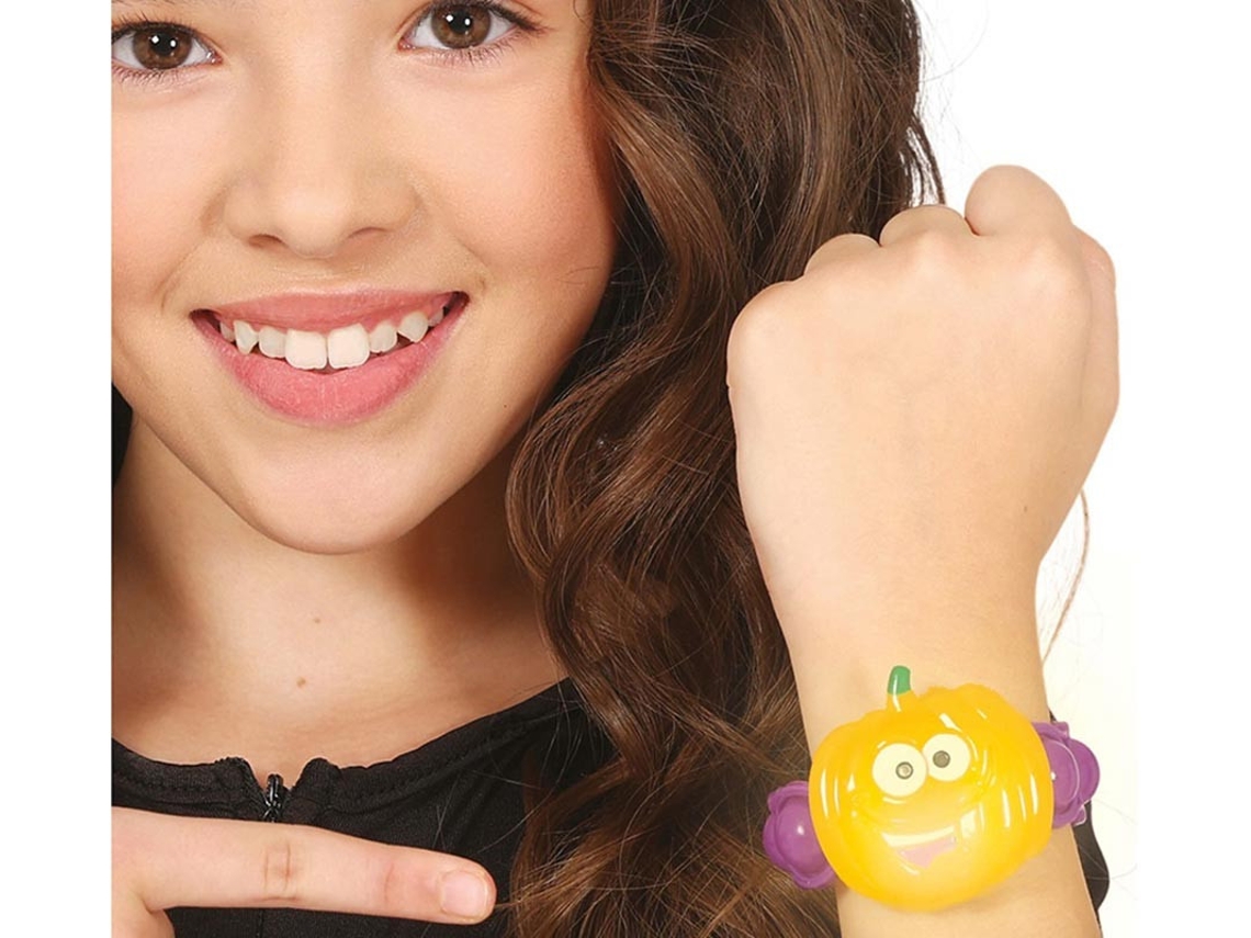 Pulsera Calabaza con Luz de 18 cm
