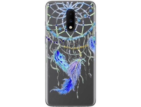 Carcasa OnePlus 7 TUMUNDOSMARTPHONE Plumas Multicolor