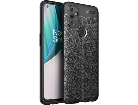 Carcasa Oneplus Nord N100 Rugged Leather Negro