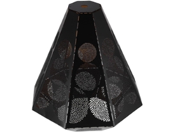 Lámpara de mesa moderna y elegante con diseño en negro y dorado. SFUSHOS
