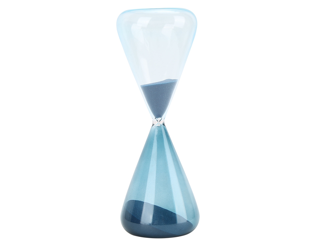 Reloj de arena innovador con forma de cono, regalo de Navidad, adorno de mesa, decoración del hogar