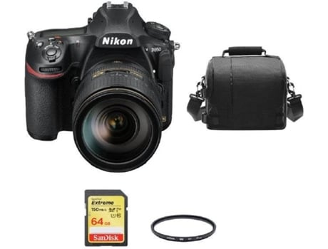 Kit Cámara Réflex NIKON D850 AF-S 24-120MM F4G ED VR + Tarjeta SD de 64GB + Funda para cámara + Filtro HOYA UX UV 77mm