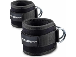 Correas de tobillo extra gruesas Mdug Fitgriff, paquete de 2, adecuadas para entrenamiento físico en equipos de cable.