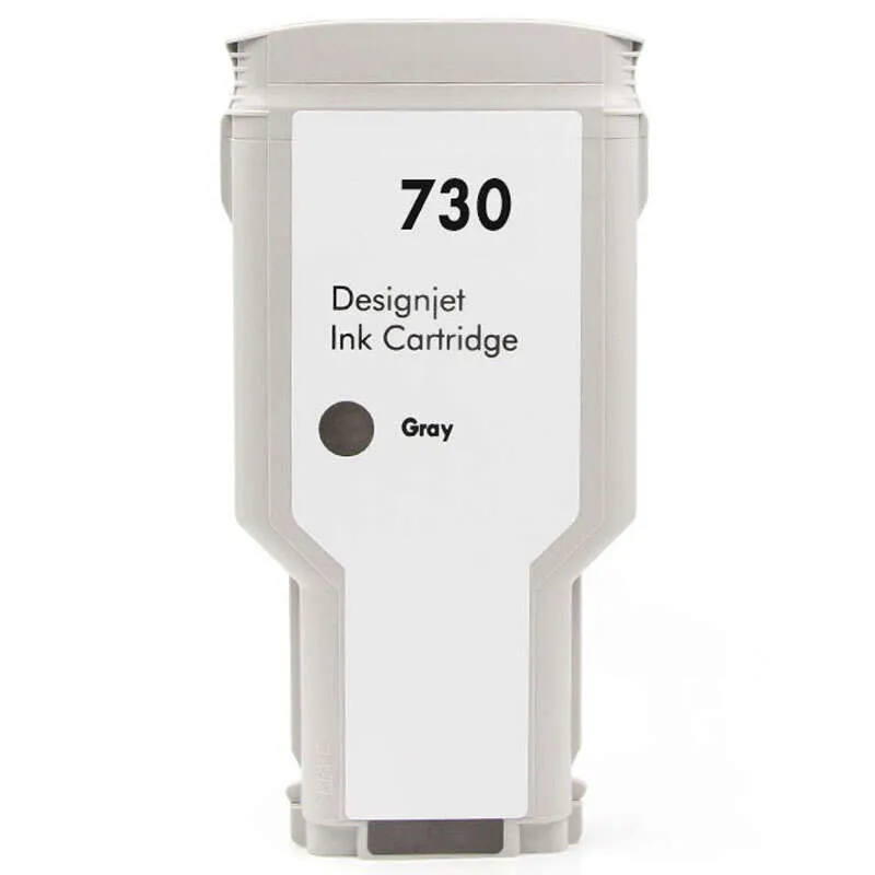 HP 730 Gris Cartucho de Tinta Generico Reemplaza P2V72A/P2V66A