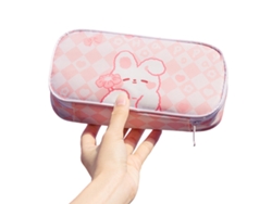 Estuche de lápices de gran capacidad, bolsa para maquillaje, bolígrafos, tela Oxford, gran capacidad para guardar útiles escolares.