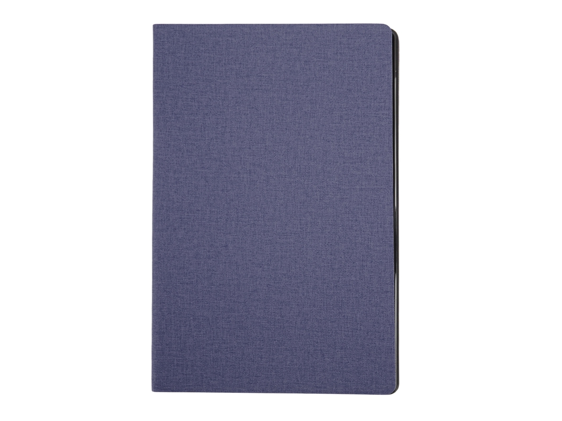 Capa De Couro Pu Para Blackview Tab 15 Tab 15pro Protetora Anti-arranhões Ajuste De Ângulo Azul
