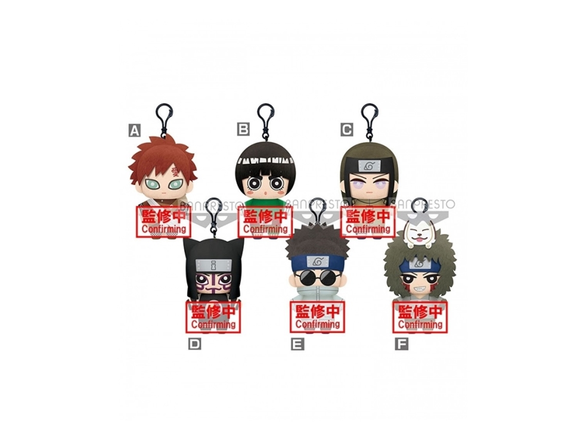 Variedad aleatoria de peluches Naruto Serie 2 1 unidad aleatoria Banpresto