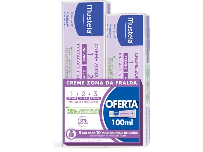 Crema de Pañales MUSTELA 150 ml + de 100 ml