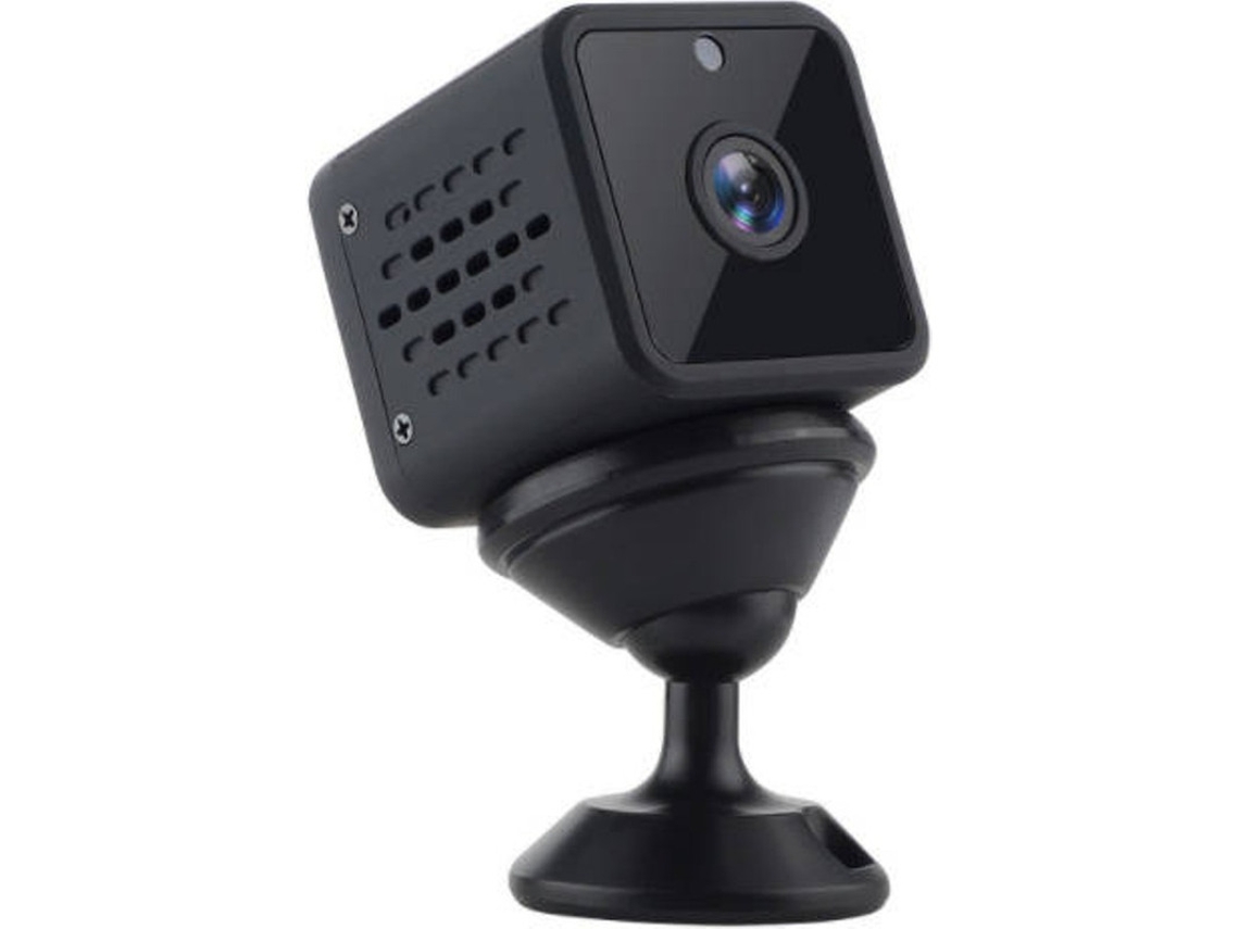 Mini cámara portátil para niñera con detección automática, ideal para exteriores y batería de larga duración (negro) Bestvite