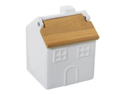 Salero Blanco Y Natural DRW (12x11x15cm)