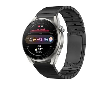 Correa de reloj inteligente para Huawei Watch GT2 Pro Correa de reloj de metal de acero inoxidable autodemolición de 22 mm (negro)