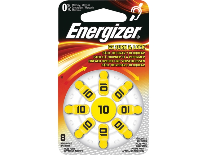 Pilas recargable ENERGIZER ENZINCAIR10-8P