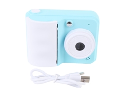Cámara Digital Instantánea Hd 1080p De 48 Mp Para Niños Con Impresión Instantánea Y Selfie - Azul
