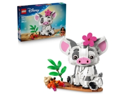 Lego® 43292 Disney Vaiana Pua Figura Animal De Juguete Con Flor Y Cangrejo