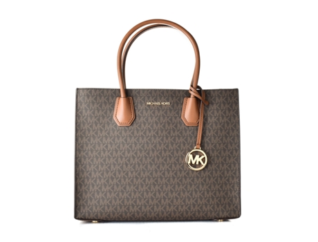 Bolso de Mujer MICHAEL KORS Mercer Piel Marrón