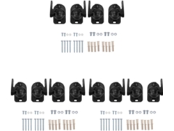 Juego De 12 Piezas De Soporte Universal Para Altavoces Montados En La Pared Y Abrazadera De Techo Con