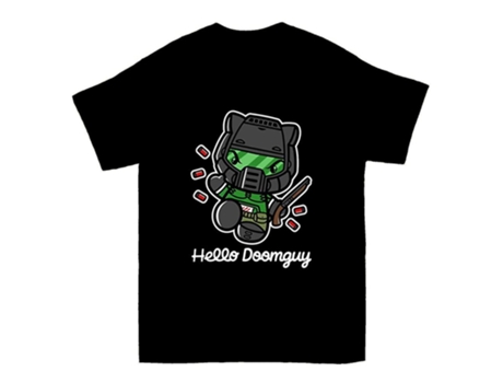 Camiseta ROCKINSTONE Hello Doomguy V2 Algodón para Hombre (XL)