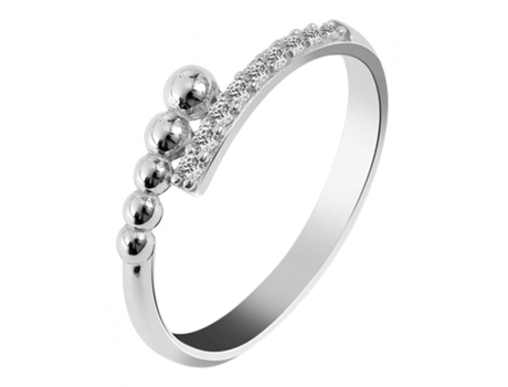 Anillo Airinem en Plata de Ley 925 con Circonitas Bañadas en Rodio – Talla 54 – 0036