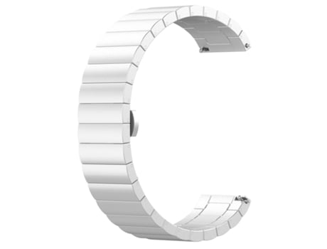 Correa de Reloj Inteligente para Huami Amazfit GTR 47 mm de Acero Inoxidable con Hebilla de Mariposa (Plata)