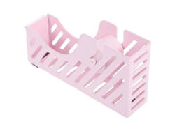 Dispensador De Fita Adesiva De Mesa Em Ferro, Rosa, Eficiente