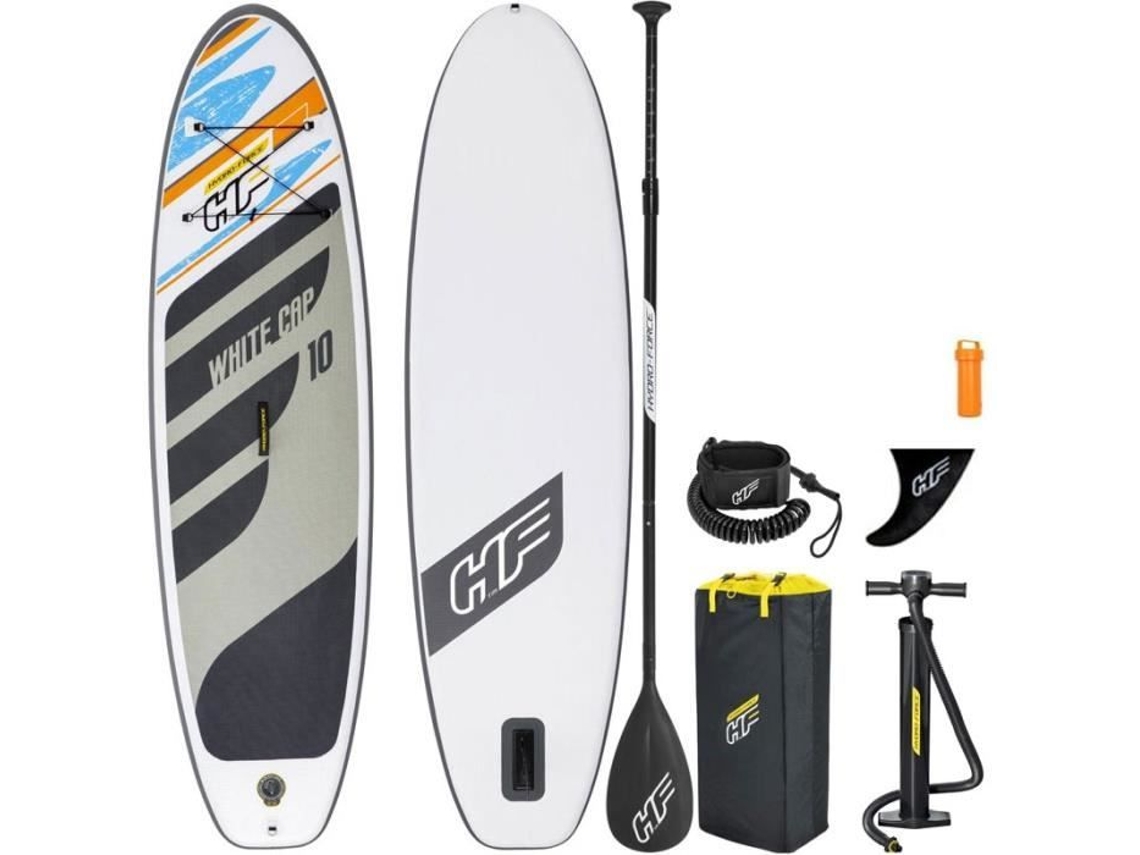 Bestway Hydro-Force Juego de SUP inflable tapas blancas 305x84x12 cm