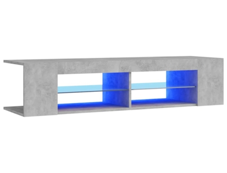 Mueble para la televisión VIDAXL Gris Madera contrachapada (135x39x30 cm)