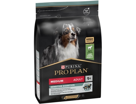 Pienso para Perros PURINA Pro Plan OptiDigest Medium Sensitive Digestion (3Kg - Seco - Razas Medianas - Adulto - Sabor: Cordero)