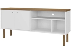 Mueble Tv Roble Prica MOMMA HOME (Blanco - Aglomerado -136x475x47 cm)
