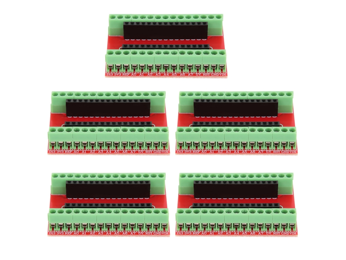 5pcs Placa De Expansión Shield De E/s Adaptador Terminal Compacto Accesorios Industriales