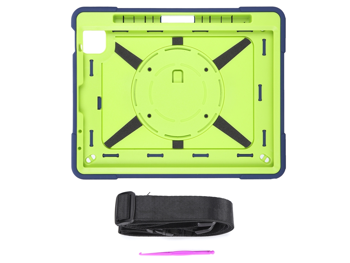 Funda protectora para tableta (rotación de 360 grados, correa para la mano y el hombro)