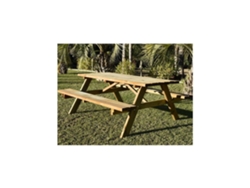 Mesa Picnic alta Calidad, madera tratada