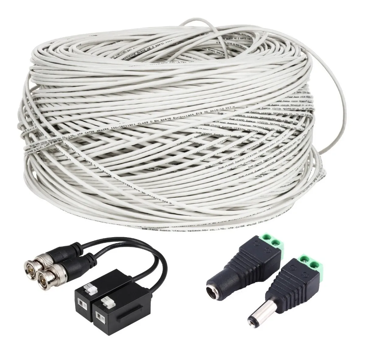 Cable Utp Con Baluns Y Conectores 70 Metros Armado
